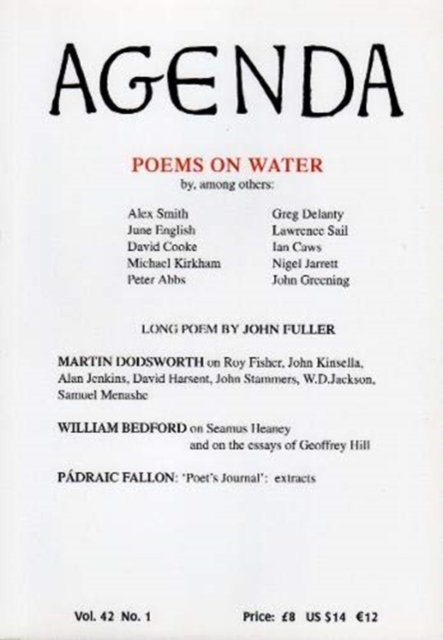 Cover for Patricia McCarthy · Poems On Water (Paperback Book) (2006)