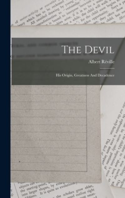 Cover for Albert Réville · Devil (Bok) (2022)