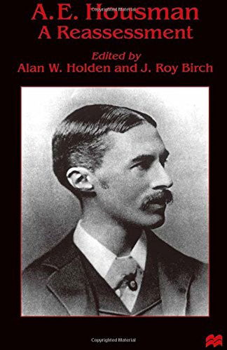 A. E. Housman - Na Na - Livros - Palgrave Macmillan - 9781349622818 - 14 de janeiro de 2014