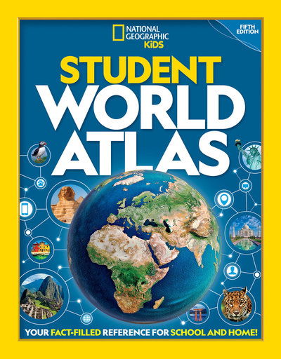 Cover for National Geographic Kids · National Geographic Student World Atlas, 5th Edition (Hardcover Book) (2019)