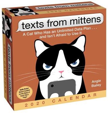 Cover for Angie Bailey · Texts from Mittens the Cat 2020 Day-to-Day Calendar (Kalender) (2019)