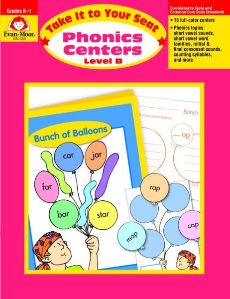 Cover for Jo Ellen Moore · Phonics Centers Level B: Emc 3328 (Paperback Book) (2004)