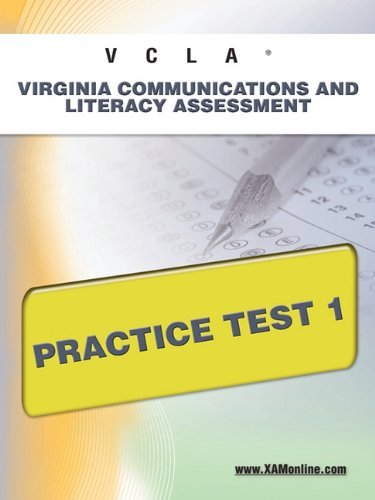 Cover for Sharon Wynne · Vcla Virginia Communication and Literacy Assessment Practice Test 1 (Taschenbuch) (2011)