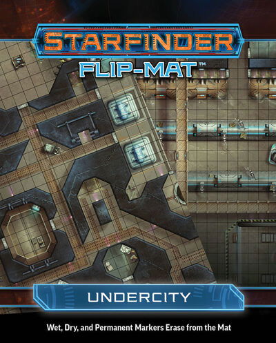 Starfinder Flip-Mat: Undercity - Damien Mammoliti - Board game - Paizo Publishing, LLC - 9781640781818 - November 26, 2019