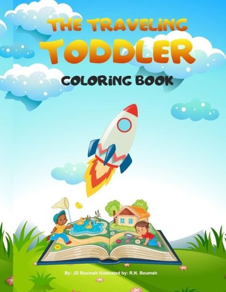 Cover for Jd Boumah · The Traveling Toddler Coloring Book (Paperback Book) (2018)