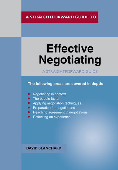 Cover for David Blanchard · Effective Negotiating (Paperback Book) (2019)