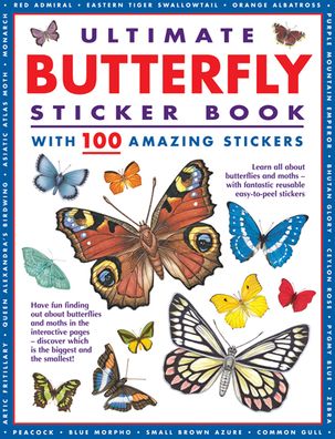 Ultimate Butterfly Sticker Book: with 100 amazing stickers - Armadillo Books - Books - Anness Publishing - 9781861478818 - February 20, 2020