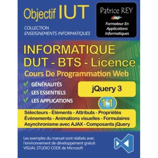 Cover for Rey · DUT Informatique - jQuery 3 (Tome 1 (Book)