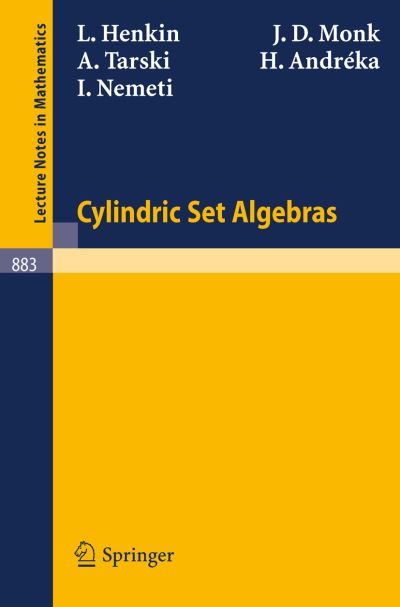 Cover for L. Henkin · Cylindric Set Algebras - Lecture Notes in Mathematics (Paperback Book) (1981)
