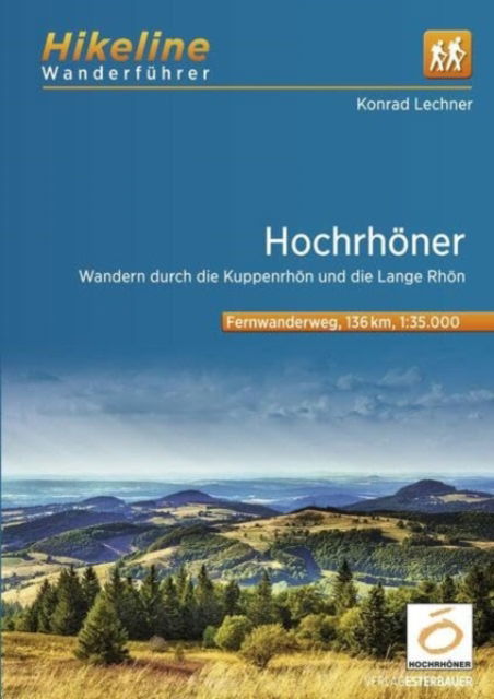 Cover for Hochrhoner durch die Kuppenrhon und die Lange Rhon - Wanderfuhrer (Spiral Book) (2023)