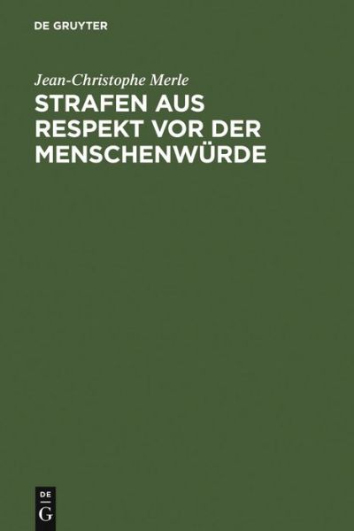 Cover for J.-C. Merle · Strafen a.Respekt v.Mensch. (Book) [German edition] (2007)