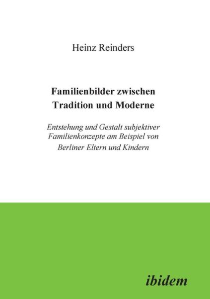 Cover for Reinders · Familienbilder zwischen Tradit (Book) (1999)