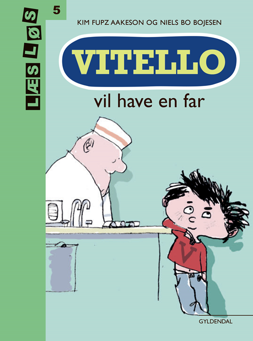 Cover for Kim Fupz Aakeson · Læs løs 5: Vitello vil have en far (Bound Book) [1.º edición] (2020)