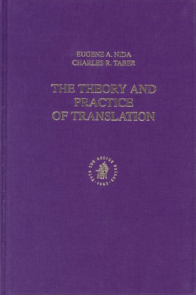 Cover for Eugene Albert Nida · The theory and practice of translation (Book) (2003)