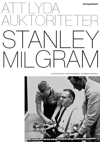 Cover for Stanley Milgram · Att lyda auktoriteter (Inbunden Bok) (2020)