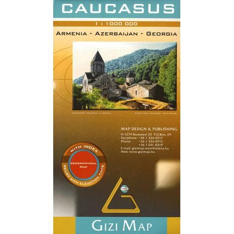 Cover for Gizi Map · Gizi Map: Caucasus (Innbunden bok) (2009)