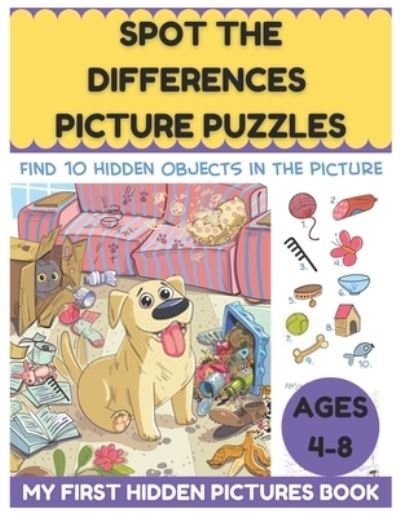 Cover for David Fletcher · Spot The Differences Picture Puzzles Ages 4-8 - My First Hidden Pictures Book (Taschenbuch) (2021)