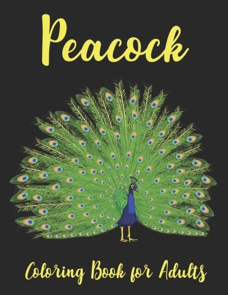 Cover for Crown Color Press · Peacock Coloring Book for Adults (Paperback Book) (2020)