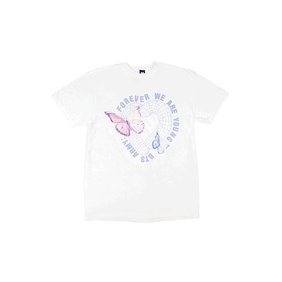 Cover for BTS · BTS ARMY : FOREVER WE ARE YOUNG - S/S T-Shirt (T-shirt) [White edition] [Size XLarge] (2025)