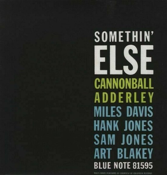 Cover for Cannonball Adderley · Somethin' Else (LP) (2008)