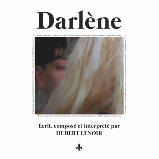 Cover for Hubert Lenoir  · Darlene (LP) (2019)