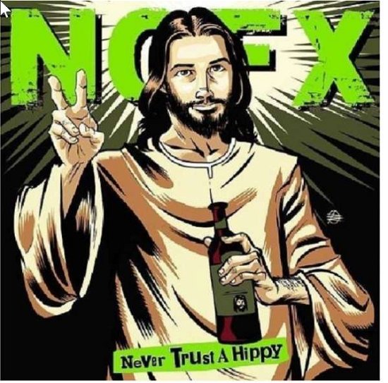 Cover for Nofx · Never Trust a Hippie (10&quot;) (2021)