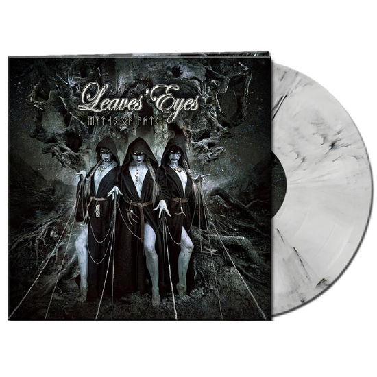 Cover for Leaves Eyes · Myths Of Fate (White / Black Marbled Vinyl) (LP) (2024)