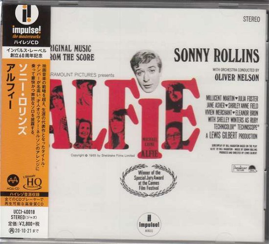 Cover for Sonny Rollins · Alfie (CD) [Remastered, Limited edition] (2020)