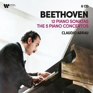 Cover for Claudio Arrau · Beethoven: 12 Piano Sonatas / The 5 Piano Concertos (CD) (2025)