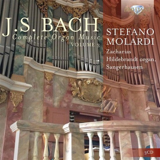 Cover for Bach,j.s. / Molardi · Comp Organ Music 3 (CD) (2015)