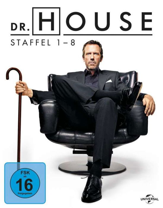 Cover for Hugh Laurie,omar Epps,robert Sean Leonard · Dr.house-die Komplette Serie (Blu-ray) (2018)