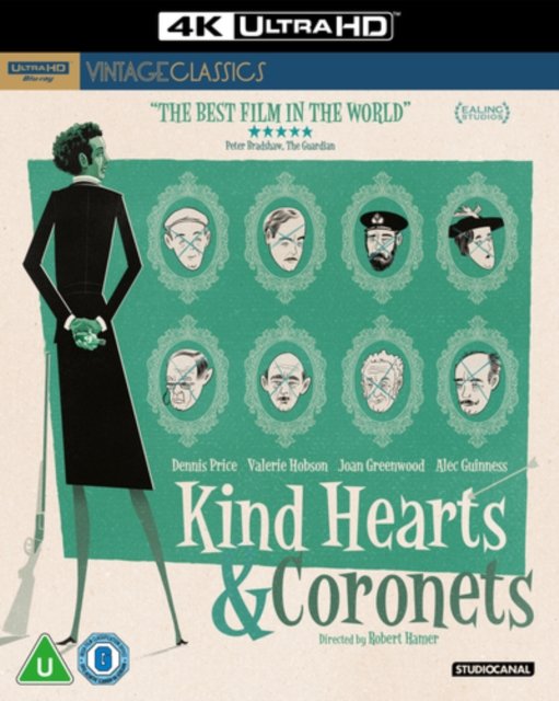 Cover for Kind Hearts &amp; Coronets (4K UHD Blu-ray) (2024)