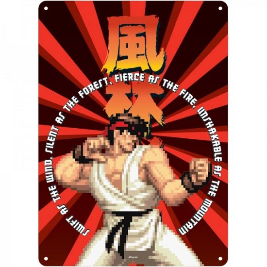 Cover for Street Fighter · Street Fighter: Ryu (Targa Metallica Piccola) (MERCH)