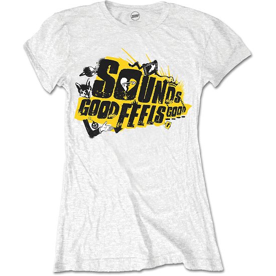 Cover for 5 Seconds of Summer · 5 Seconds of Summer Ladies T-Shirt: Sounds Good Album (Skinny Fit) (T-shirt) [size S] [White - Ladies edition]