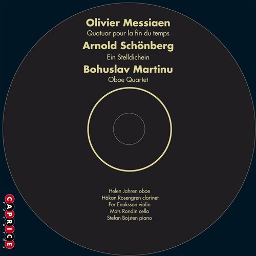 Cover for Messiaen / Schonberg / Martin · Quatuor Pour La Fin Du Temps (CD) (1998)