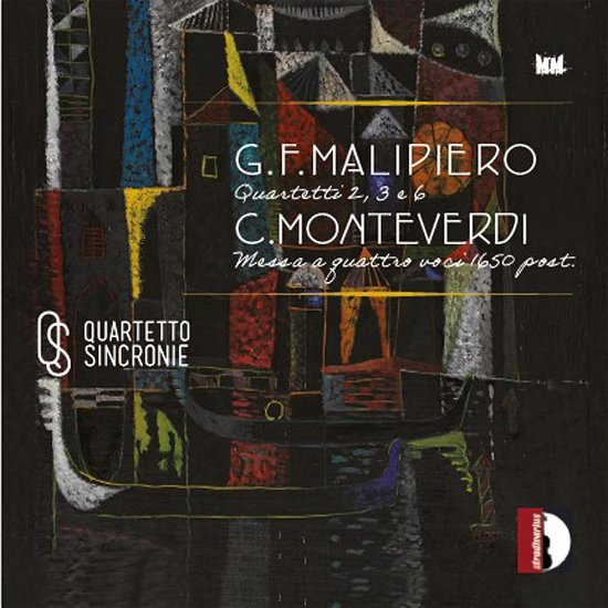 Cover for Malipiero / Monteverdi / Quartetto Sincronie · Messa a Quattro Voci 1650 Post. (CD) (2024)
