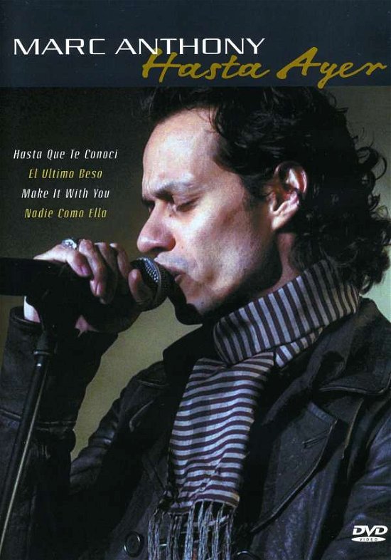 Cover for Marc Anthony · Hasta Ayer (DVD) (2005)
