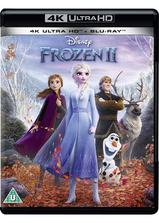 Cover for Frozen II (4k Blu-ray) · Frozen 2 (4K Ultra HD) (2020)