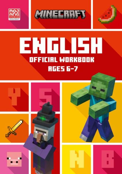 Cover for Collins KS1 · Minecraft English Ages 6-7: Official Workbook - Minecraft Education (Paperback Book) (2021)