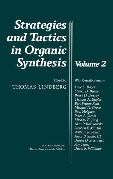 Cover for Lindberg · Strategies and Tactics in Organic Synthesis - Strategies and Tactics in Organic Synthesis (Innbunden bok) (1988)