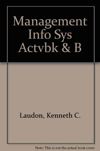 Cover for Laudon · Management Info Sys Actvbk &amp; Blkbd Pkg (Paperback Book) [7th edition] (2002)