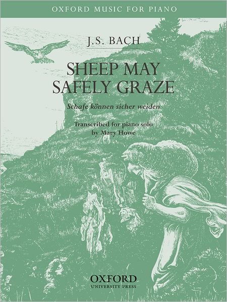 Cover for Johann Sebastian Bach · Sheep may safely graze (Sheet music) [Piano solo version edition] (1969)