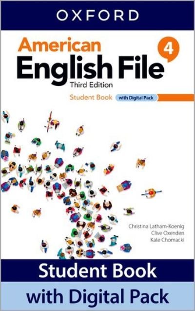 Cover for Oxford University Press · American English File: Level 4: Student Book with Digital Pack (Book) (2022)