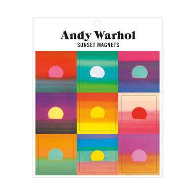 Andy Warhol Sunset Magnets - Galison - Gadżety - Galison - 9780735362819 - 21 stycznia 2020