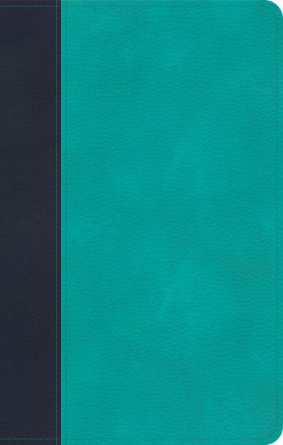 Cover for C. S. B. Bibles CSB Bibles by Holman · CSB Personal Size Bible, Navy / Teal LeatherTouch (Book) (2022)