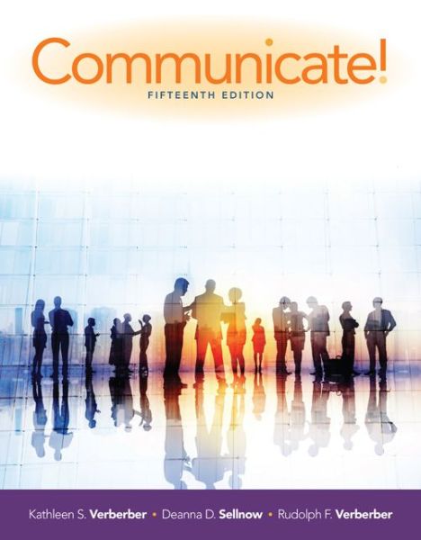 Cover for Verderber, Rudolph (University of Cincinnati) · Communicate! (Paperback Book) (2016)