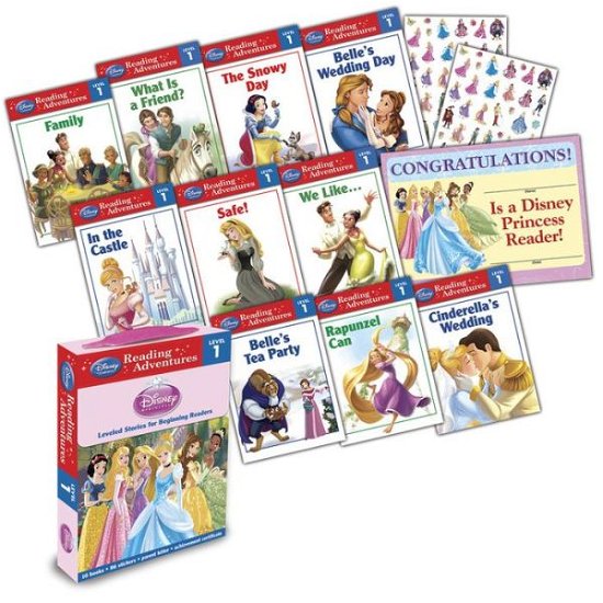 Cover for Disney Book Group · Disney Princess Reading Adventures Disney Princess Level 1 Boxed Set - Reading Adventures (Innbunden bok) (2013)