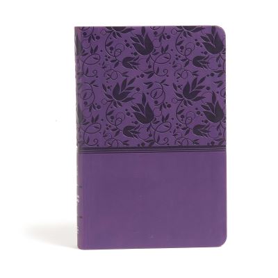 Cover for CSB Bibles by Holman CSB Bibles by Holman · CSB Large Print Personal Size Reference Bible, Purple LeatherTouch (Leather Book) (2017)