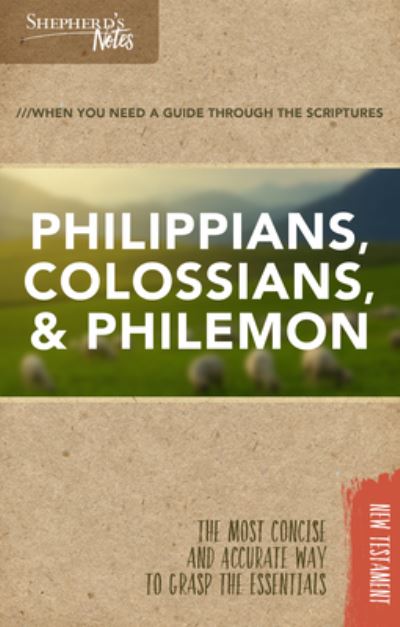 Shepherd's Notes: Philippians, Colossians, Philemon - Dana Gould - Libros - LifeWay Christian Resources - 9781462779819 - 1 de febrero de 2018