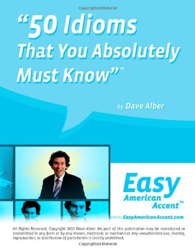 Cover for Dave Alber · &quot;50 Idioms That You Absolutely Must Know&quot; (Paperback Book) (2013)